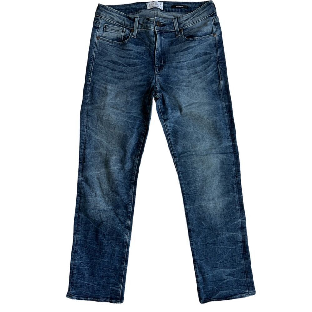 Parker Smith Acid Wash Straight Leg Jeans 28